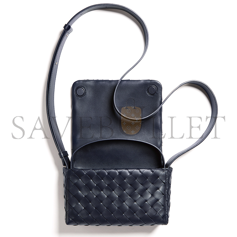 B0tt*ga Ven*ta INTRECCIATO MINI BAG WITH FLAP 857931V2HL04330 (20*12*6.5cm)